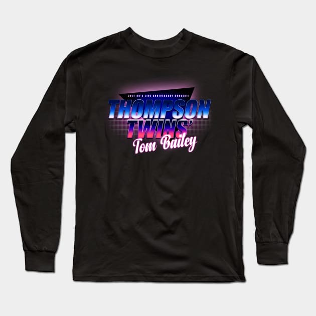 Lost 80's Live Anniversary Concert 2023 - Thompson Twins Long Sleeve T-Shirt by Zac Brown